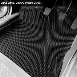 3D коврики EVA с бортами Lada Samara II 2113/2114/2115 (2001-2014)