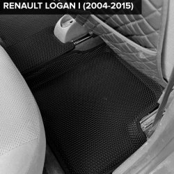 3D коврики EVA с бортами Renault Logan I (2004-2015)