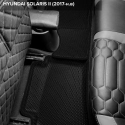 3D коврики EVA с бортами Kia Rio IV X-Line (2017-н.в.)