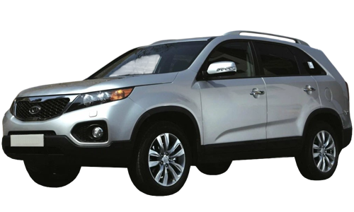 2D коврики EVA в салон и багажник на Kia Sorento II 7 мест (2009-2012)