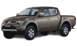 2D коврики EVA в салон и багажник на Mitsubishi L 200 IV (2006-2015)